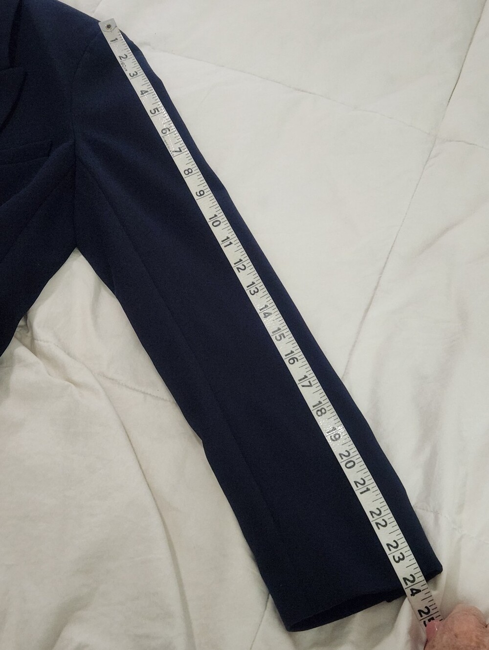L'AGENCE Kenzie Double Breasted Blazer MIDNIGHT Size 6 - Picture 10 of 11